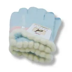 GENERICO - Guantes de Lana color Celeste para Mujer