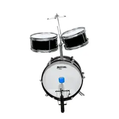 MAXTONE - Batería Acústica Nacional para niños - Negro