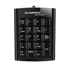 GENERICO - Teclado Numérico USB 2.0 Cable 1.4 m 19 Teclas