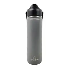 SHELTER - Sport Bottle Grey 650ml 22oz de Acero Inoxidable