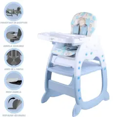 KIDS - Silla de comer gato 3 en 1 green