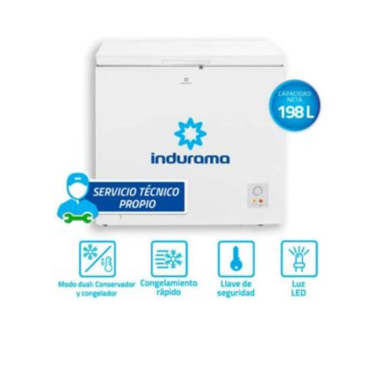 CONGELADORA CI-220BL 198LITROS DEFROST BLANCO