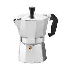 GENERICO - Cafetera Italiana Moka P-2 Tazas de Aluminio - Coffe