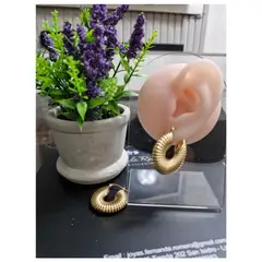 GENERICO - Hermosas Argollas Ariel - Chunky Labradas