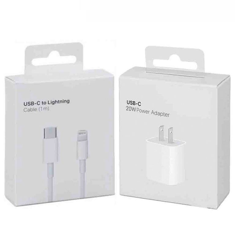 Cargador de 20W Compatible para iPhone 13 + Cable de 1mt