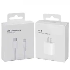 GENERICO - Cargador de 20W Compatible para iPhone 14 + Cable de 1mt