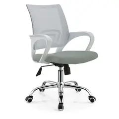 VENSO - SILLA EJECUTIVA RTA-804 BLANCO CON GRIS