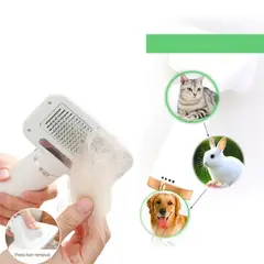 GENERICO - Peine Cepillo Secador Para Mascotas Eléctrico