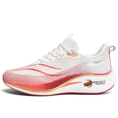 SHANDIAN - Zapatillas Running Plataforma Hombre Blanco-