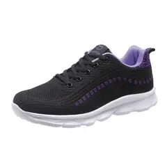 SHANDIAN - Zapatillas Running Mujer Negro