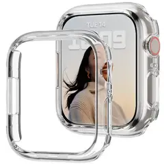 GENERICO - Case a prueba de golpes Transparente para Apple Watch 41mm