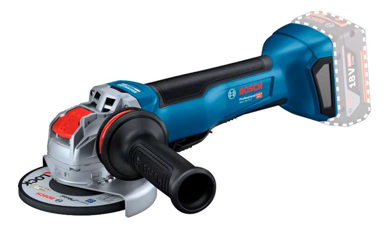 Amoladora Angular Inalámbrica GWX 18V-10 P 5” X-LOCK