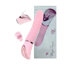 IMPORTADO MC - Vibrador Orgásmico 2En1 Lengua Power Magic
