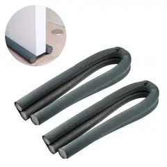 GENERICO - PACK 2 Burlete de Puerta Protector Flexible 95cm Sonido Polvo Aleatorio
