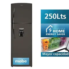 MABE - Refrigeradora No Frost RMA255FYPG 250 Lt con Dispensador - Grafito