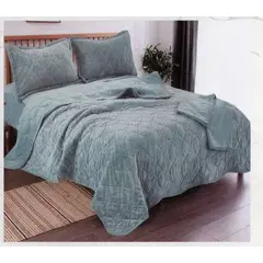 MINGDA - Set de Cubrecama 2 Pz Skin + Fundas + Sabanas Skin 100% Bambú