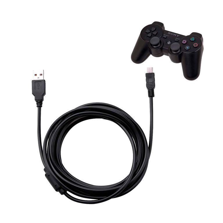 Cable Para Cargar Mando Ps3 De 1.8 Metros Carga Rápida