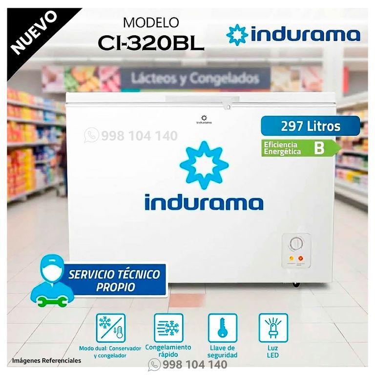 Congeladora 297L Defrost CI-320BL - Modelo Nuevo