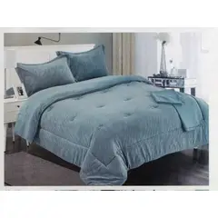 MINGDA - Set de Edredon 2 Pz Skin + Fundas + Sabanas Skin 100% Bambú