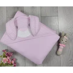 BANNITAS - Colcha de bebe Coneja Rosado