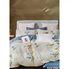MINGDA - Set de Edredón 2 Pz+ Juego de Sábanas + Funda 100% Bambu