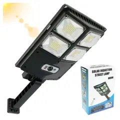 GENERICO - Lampara Reflector Luz LED Carga Solar y sensor de movimiento W789B-2