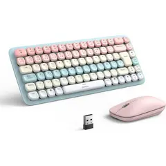 UGREEN - Kit Teclado y Mouse Recargable Bluetooth y 2.4GHz MK008 25178