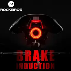 ROCKBROS - Luz Trasera Con Sensor De Freno Para Bicicleta -Rockbros Q5