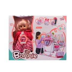 OEM - Muñeca Bonnie Colección 6 en 1 con accesorios