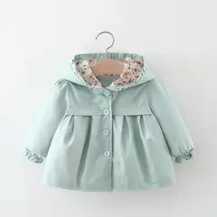 GENERICO - CASACA PARA BEBE FORRO FLORES