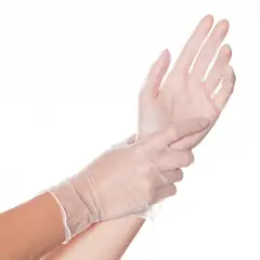 GENERICO - GUANTES DE VINILO TALLA MEDIANO CAJA X 100 UNIDADES
