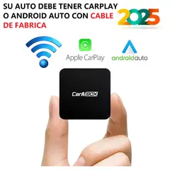 GENERICO - Adaptador inalámbrico Android auto y Apple Carplay 2 en 1 sin cables