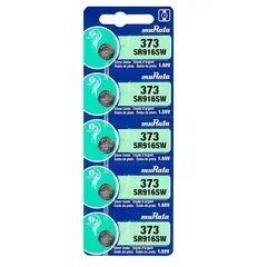 GENERICO - PILAS Boton 373 SR916SW Alcalina MURATA X 5 UNIDADES