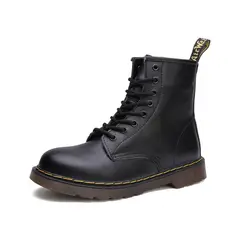 BLWOENS - Botas Hombre Pu Caña Alta Negro