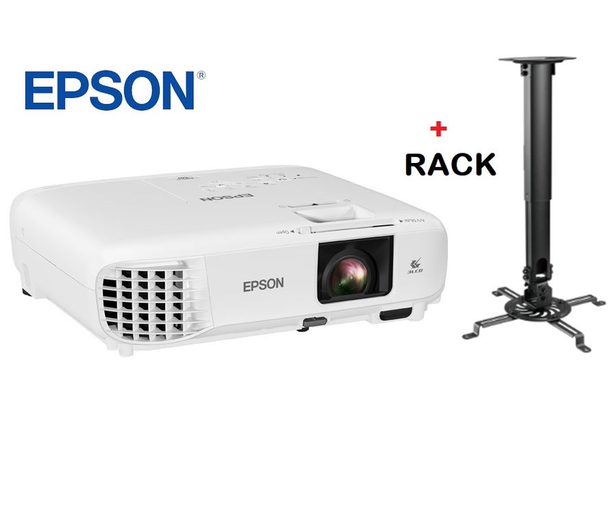 Proyector Powerlite X49, 3600 lúmenes, 1024x768 XGA + RACK DE TECHO