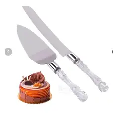 GENERICO - Cuchillo y Espatula de Reposteria Perfecto para Tortas A1