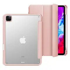 GENERICO - Case Transparente Desmontable IPad Air 10.9 (4ta 5ta Generación) Rosa