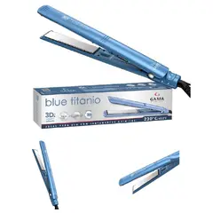 GAMA - Plancha Alisadora 3D Blue Titanio-Azul