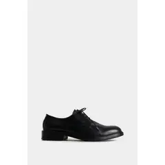 VELEZ - Vélez Zapatos Cordón Lunar De Cuero Liso Hombre Cordón Negro