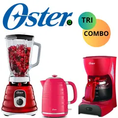 OSTER - TRI-COMBO LICUADORA +HERVIDOR BVSTKT4177+ CAFETERA BVSTDCDR5B