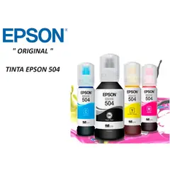 EPSON - KIT TINTA 504 cyan,yelow magenta negro tinta para L4260