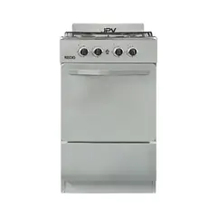 JPV - COCINA DE PIE A GAS 4 HORNILLAS CROMA - RECIO