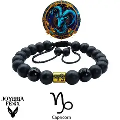 JOYERIA FENIX - Pulsera Zodiacal Piedra Natural 8mm - Joyería Fénix