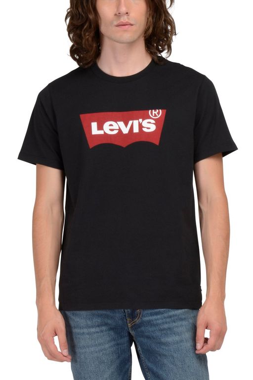 Polo Hombre Lisa Logo Negro
