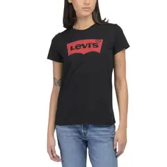 LEVIS - Polo Mujer Lisa Negro