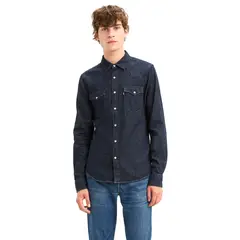 LEVIS - Camisa Hombre Clásica Bolsillo Azul Oscuro