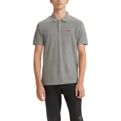 LEVIS - Polo Hombre Lisa Logo Gris