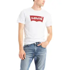 LEVIS - Polo Hombre Lisa Logo Blanco