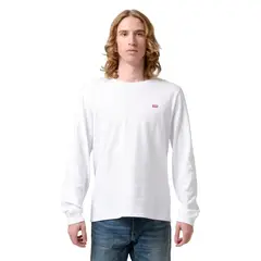 LEVIS - Polo Hombre Cuello redondo MiniLogo Blanco