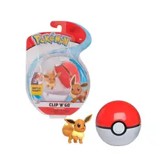 POKEMON - Clip N Go Eevee Con Pokebola